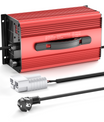 NOEIFEVO 67.2V 25A Lithium-accu oplader voor 59.2V (60V) 16S Lithium-Li-ion-Lipo-accu, LCD-display, instelbare stroom, oplader voor e-bike, scooter, elektrische motorfiets