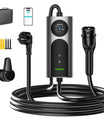 NOEIFEVO 2026 Pro Typ 2 Ladekabel Schuko 220V, 3,7kW Mobile Wallbox mit APP, 6-16A 1-phasig Ladekabel e auto  für Allen EVs(IEC 62196-2) & PHEVS