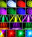 200W LED Beam pohyblivá hlava, 18prizmatický barevný projektor pro jevištní osvětlení, efektový projektor pro bary, narozeninové oslavy, kluby, KTV, koncerty a divadla