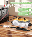 Noeifevo 29.2V 30A LiFePO4 מטען סוללה לסוללת ליתיום 24V 25.6V, עמיד למים, הפעלה 0V BMS, כיבוי אוטומטי