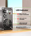 NOEIFEVO 29,4V 15A Lithium Oplader voor 7S 25,9V Batterij, LED Display, Aluminium Behuizing, Ventilator