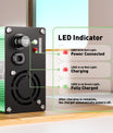 NOEIFEVO 16.8V 5A 6A 7A 8A 10A Carregador de Lítio para Baterias Li-Ion Lipo 4S 14.8V, Ventilador de Resfriamento, Desligamento Automático (VERDE)