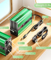 NOEIFEVO 58.8V 3A litiumladdare för 14S 51.8V Li-Ion Lipo-batterier, kylfläkt, automatisk avstängning (GRÖN)