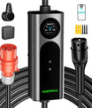 NOEIFEVO Q21W Wlan nabíjačka elektromobilov Wallbox 11kW s diaľkovým ovládaním APP, 5m/10m Type2 CEE16A 3-fázový nabíjací kábel 