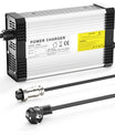 NOEIFEVO Caricabatterie Li-ion 33.6V 12A per batterie 8S 29.6V 30V, con ventola di raffreddamento e spegnimento automatico