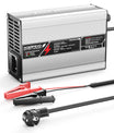 NOEIFEVO Caricabatterie al Litio 42V  2A 3A 3.5A 4A per Batterie Li-Ion Lipo 10S 37V, Ventola di Raffreddamento, Spegnimento Automatico