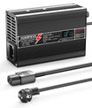 NOEIFEVO 50.4V 2.5A Caricabatterie al Litio per Batterie 12S 44.4V Li-Ion Lipo, con Display LCD, Ventola di Raffreddamento, Spegnimento Automatico