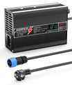 נטען ליתיום NOEIFEVO 75.6V 4A לסוללת Li-Ionen Lipo 18S 66.6V לאופניים חשמליים וסקוטר, תצוגת LED, גוף אלומיניום.