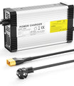 NOEIFEVO 16.8V 20A caricabatterie per batterie al litio 4S 14.8V 15V, con ventola di raffreddamento, spegnimento automatico.