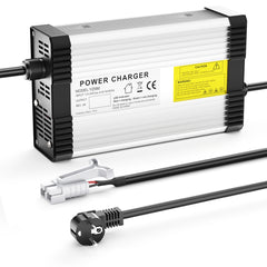 NOEIFEVO 4.2V 20A Lithium-Batterilader til 1S 3.7V Lithiumbatteri, med kølefan, automatisk afbrydelse.