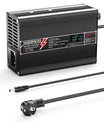 NOEIFEVO 33.6V 5A Caricabatterie Litio per batterie Li-Ion Lipo 8S 29.6V, Ventola di raffreddamento, spegnimento automatico (NERO)