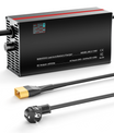 NOEIFEVO 60V 2A-20A Caricabatterie Regolabile per Batterie al Piombo, AGM, Gel, Caricabatterie per Golf Cart, con Display LED

