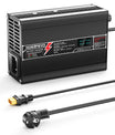 NOEIFEVO 14,6V 15A caricabatterie al litio LiFePO4 per batteria LiFePO4 4S 12,8V, con ventilatore, custodia in alluminio e schermo LCD