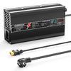 NOEIFEVO 63V 6A Litium-Lader for 15S 55,5V Batteri, LED-Skjerm, Aluminiumhus, Vifte