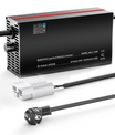 NOEIFEVO 60V 2A-20A Caricabatterie Regolabile per Batterie al Piombo, AGM, Gel, Caricabatterie per Golf Cart, con Display LED

