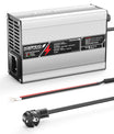 NOEIFEVO 12,6V 10A Caricabatterie al Litio per batterie Li-Ion Lipo 3S 11,1V, ventilatore di raffreddamento, spegnimento automatico.
