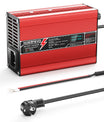 NOEIFEVO 58.8V  2A 2.5A 3A מטען ליתיום עבור סוללות Li-Ion Lipo 14S 51.8V, עם תצוגת LCD, מאוורר קירור, כיבוי אוטומטי (אדום)