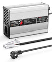 מטעין ליתיום NOEIFEVO 29.4V 2A 3A 4A 5A עבור סוללות 7S 25.9V Li-Ion Lipo, עם מאוורר קירור, כיבוי אוטומטי