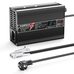 NOEIFEVO 16.8V 8A Lithiumová nabíječka pro 4S 14.8V Li-Ion Lipo baterie, s LCD displejem, chladicím ventilátorem, automatickým vypnutím