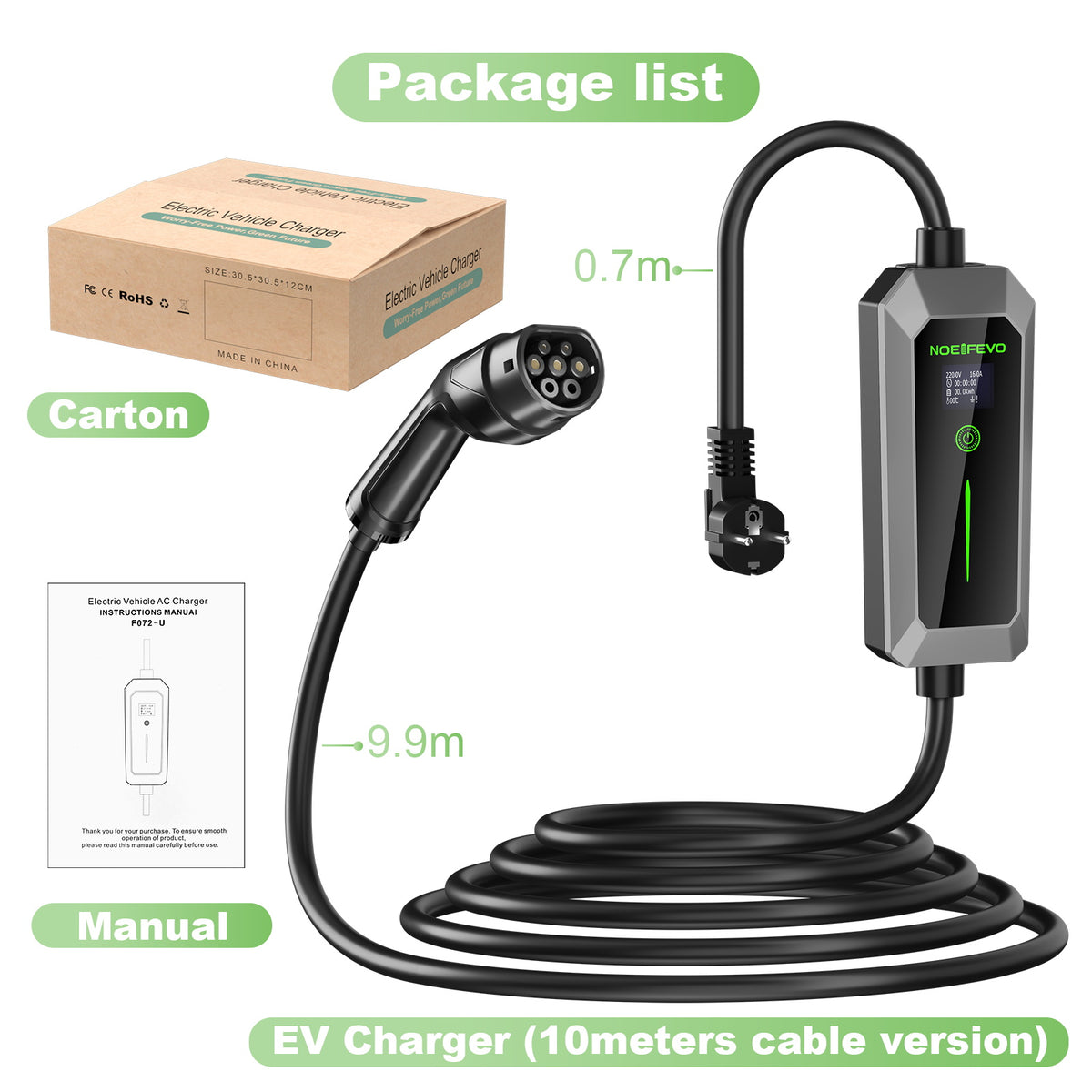 Supporto A Parete Per Caricabatterie Auto Elettrica - In Lega Alluminio E Ferro, Facile Installazione