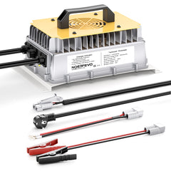  NOEIFEVO 58,4 V 50 A LiFePO4 Caricabatterie per batteria LiFePO4 51,2 V (48 V) 16S, impermeabile, 0 V BMS attivato