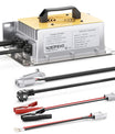 NOEIFEVO 58.4V 30A LiFePO4 acculader voor 51.2V(48V) 16S LiFePO4 accu, waterdicht, 0V BMS ingeschakeld