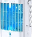 Condizionatore mobile 4 in 1, mini raffreddatore d'aria a risparmio energetico con grande serbatoio d'acqua (1200 ml), raffreddamento ad evaporazione a 3 livelli, LED a 7 colori, timer e bassa rumorosità per ufficio a casa e camera da letto