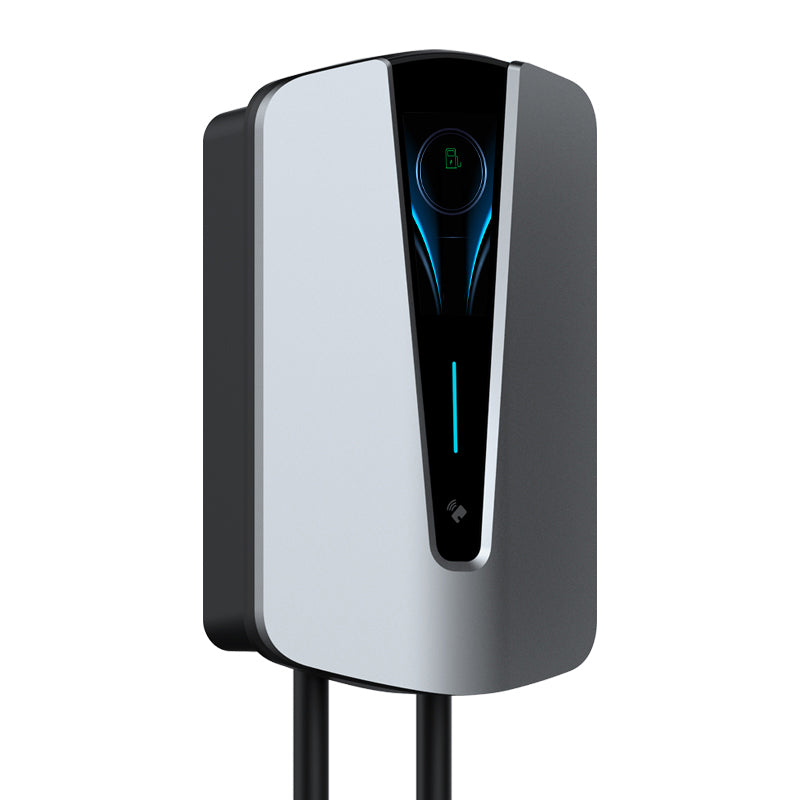 Noeifevo Q8 7KW 11KW 22KW EV Wallbox Estação de carregamento tipo 2 5M EV Power Fast Charging Cable com RFID Wifi