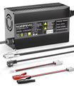 Noeifevo 29.2V 15A LiFePO4 Battery Charger for 24V 25.6V Lithium Battery, 0V BMS Activation, Automatic Shutdown with Full Protection