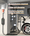 Noeifevo 11KW bilbatteriladdare, typ2 till CEE16A EV-laddare med hushållsadapter, 5m/10/15m