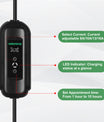 Noeifevo 15meters Mobile EV laddningskabel, 3.7KW 16A bärbar typ 2 typ 1 EV laddare med Schuko