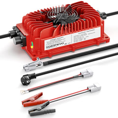  NOEIFEVO 48V 20A Caricabatterie per batterie al piombo acido, AGM, gel, caricabatteria per carrello da golf