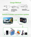 Ren sinusformet inverter DC 12V til AC110V 220V 3000W 4000W 5000W 6000W 8000W Spændingsomformer Strømomformer Solinverter