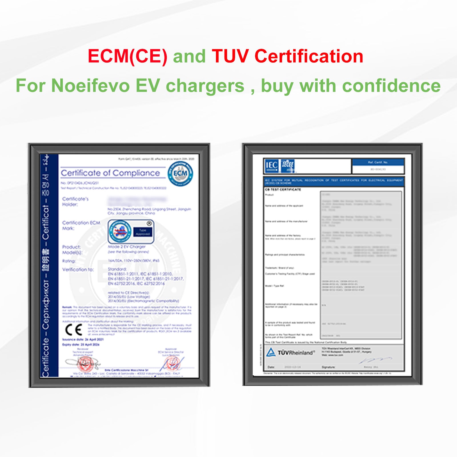 Kit de estação de carregamento de veículos eléctricos Noeifevo Type2, carregador trifásico de veículos eléctricos 16A, caixa de parede EVSE móvel CEE 16A com cabo de 5 metros