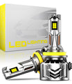 NOEIFEVO H11 LED-Scheinwerfer, 60.000 Lumen, 240W, 6500K Wit, IP68 Waterdicht, 100.000 Uur Levensduur, Dim- en grootlicht