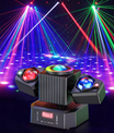 65W Disco PartyLicht, zweiarmer RGBW 4-in-1 LED-Effektstrahler mit Fernbedienung, Bühnenlicht effekt-Projektor für DJ-Partys, Konzerte, Hochzeiten und Theater