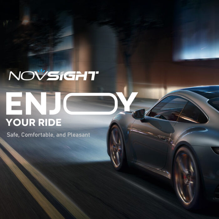 NOVSIGHT H7 LED-frontlykter 90W 20000LM fjern-/nærlys 6500K hvit