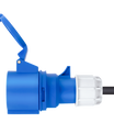 CEE 32A auf Typ 2 Stecker, CEE 32A auf Typ 2 (Ladeseite) Adapter für elektrische Fahrzeuge Ladestation