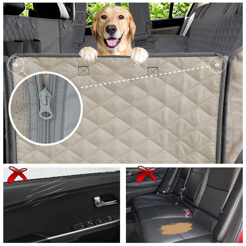 NOEIFEVO CA01 Pet Car Back Seat Protector, Vandtæt Pet Car Back Seat Mat til alle køretøjer