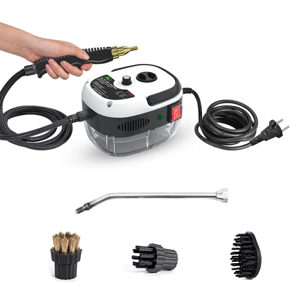 Máquina de limpeza a vapor de 2500W, máquina de limpeza a alta temperatura para exaustores de cozinha, sistemas de ar condicionado de cozinha, limpeza de automóveis e aparelhos domésticos