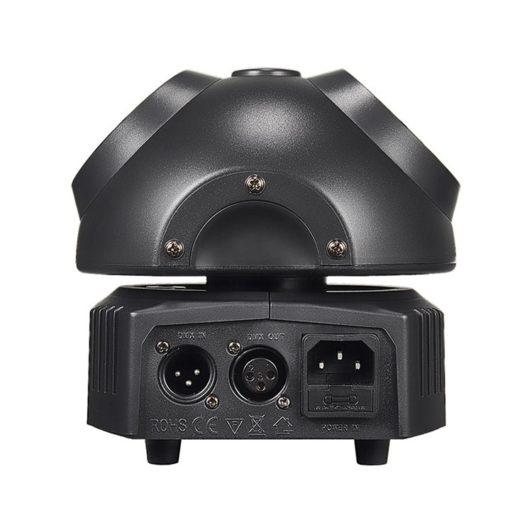 36W Mini-Discolichter, RGBW LED-Partybeleuchtung, Doppel-Moving-Head-Strahler, DMX512 DJ-Ausrüstung Stroboskop-Bühneneffekt für Nachtclub, Bar und Show