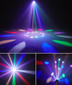 Mini 30W Partylicht Moving Head RGB DMX512 Musiksteuerung Stroboskop Bühnenstrahler für DJ Disco Party Weihnachten