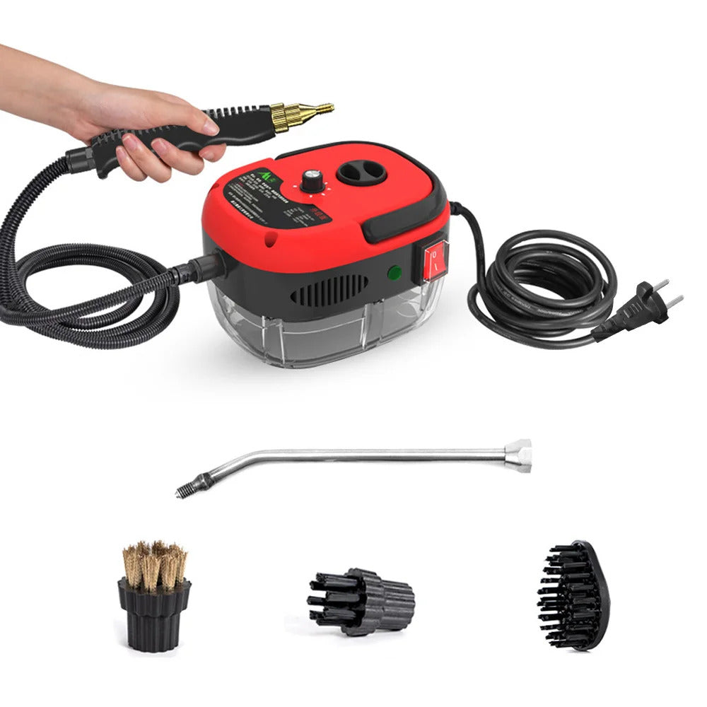 Máquina de limpeza a vapor de 2500W, máquina de limpeza a alta temperatura para exaustores de cozinha, sistemas de ar condicionado de cozinha, limpeza de automóveis e aparelhos domésticos