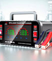 12 10A / 24V 5A Caricabatterie per auto completamente automatico Caricabatterie per auto con riparazione a impulsi intelligenti Caricabatterie per batteria di motocicletta