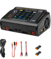 NOEIFEVO T400 Pro Cargador Descargador RC Doble Canal DC 400W AC 200W 12A para Baterías LiHV LiFe Li-ion NiCd NiMh Pb LiPo