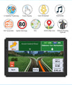 NOEIFEVO X20 GPS Navigation, 7 Zoll Touchscreen mit Europa-Karten, 8GB 256MB, mehrsprachig, Unterstützung FM, für PKWs/Transporter/LKWs