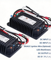 NOEIFEVO Waterdichte DC 10-36V naar 14,6V/29,2V/43,8V LiFePO4-lithiumbatterijlader voor campers, boten, auto's en dual-batterij-energieopslagsystemen